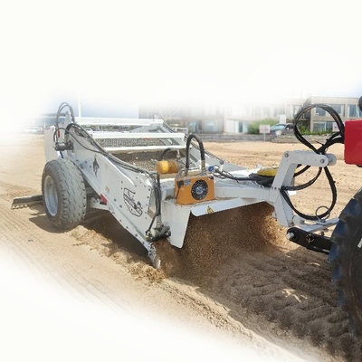 حداکثر سرعت رانندگی 15 کیلومتر در ساعت ماشین تمیز کردن ساحل با بارگیری های Skid Steer